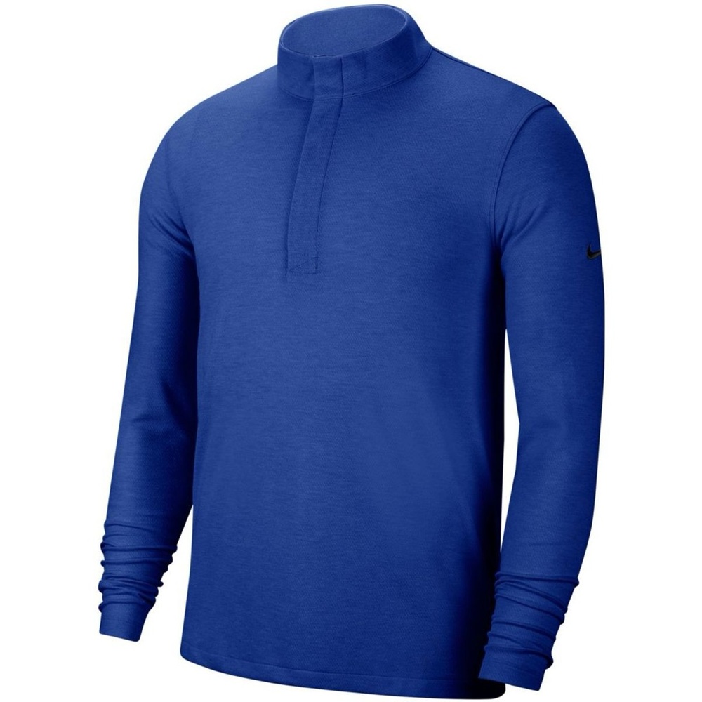 Nike Blue Long Sleeve Pullover Dri-Fit Half Zip